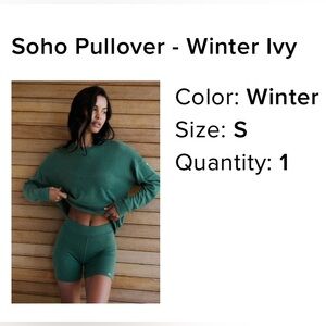 Alo Yoga Soho Crew Neck Pullover - Winter Ivy
